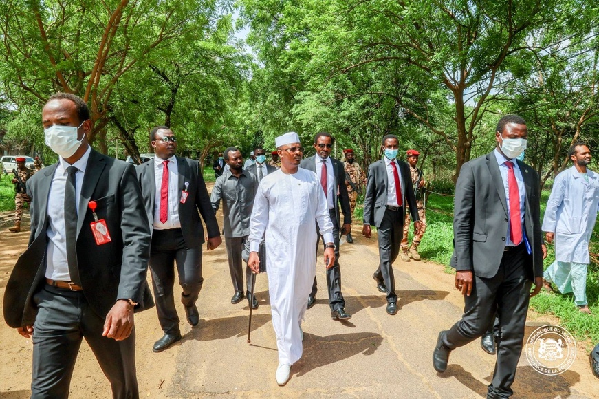 TCHAD : Le chef de l’Etat était en visite ce matin à l’IRED de Farcha.
