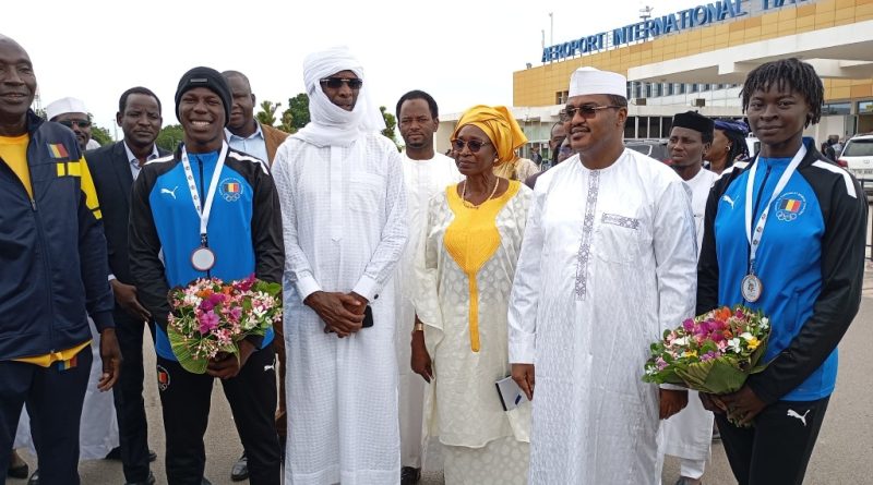 TCHAD – Sport : Retour triomphal des athlètes tchadiens avec deux médailles.