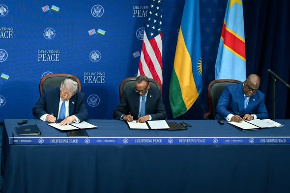 RDC-Rwanda : Signature d’un accord de paix historique à Washington.